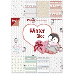 (6011/0046)Papier block 15X21 cm Winter