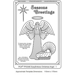 (TP3334E)EMBOSSING EasyEmboss Christmas Angel - 1