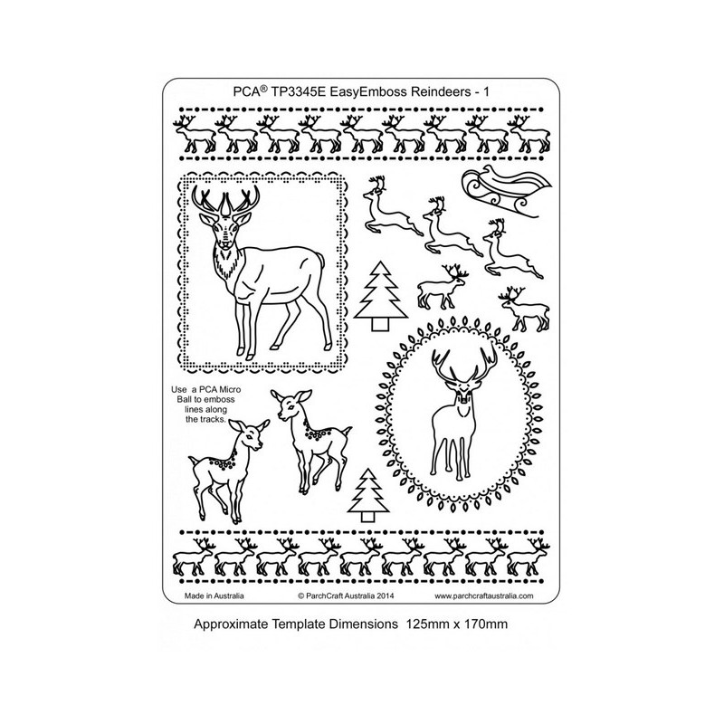 (TP3345E)EMBOSSING EasyEmboss Reindeers-1