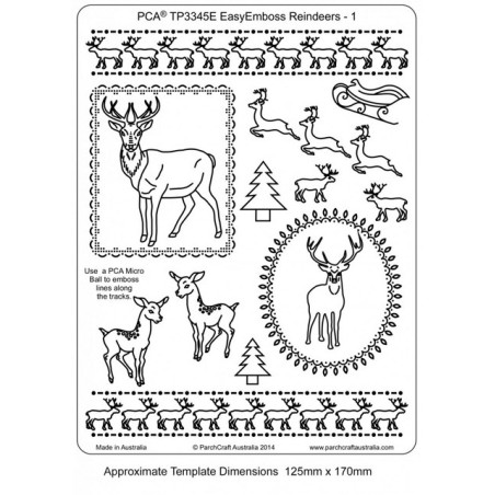 (TP3345E)EMBOSSING EasyEmboss Reindeers-1