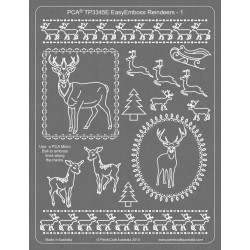 (TP3345E)EMBOSSING EasyEmboss Reindeers-1