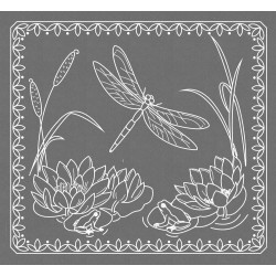 (TP3335E)EMBOSSING EasyEmboss Garden Pond