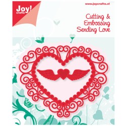 (6002/0382)Cutting stencil Sending Love