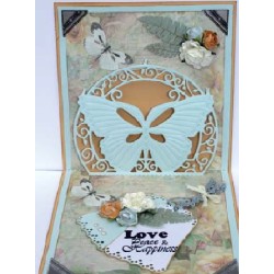 (6003/2014)Cutting & Embossing stencil butterflies