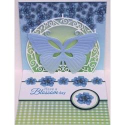 (6003/2014)Cutting & Embossing stencil butterflies