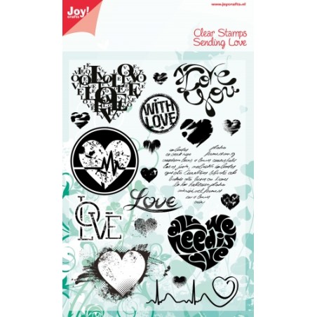 (6410/0330)Clear stamp Sending Love