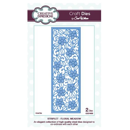 (CED1605)Craft Dies - Floral Meadow