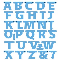 (LR0340)Creatables - Alphabet garland