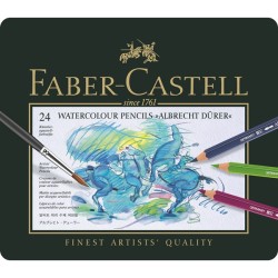 (FC-117524)Faber Castell crayon Albrecht Durer Etui métal 24