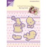 (6002/0434)Decouper & Gaufrer Pochoir Spring Birds