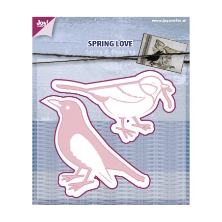 (6002/0440)Cutting & Embossing stencil Spring Love