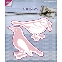 (6002/0440)Cutting & Embossing stencil Spring Love