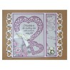 (6011/0054)Papier block 15X21 cm Vintage Rose