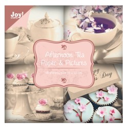 (6011/0070)Papier bloc 10X10 cm Paper & Pictures Afternoon Tea