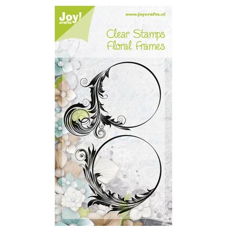 (6410/0344)Clear stamp Floral frames