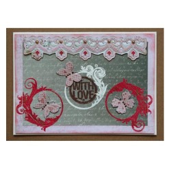 (6410/0344)Clear stamp Floral frames