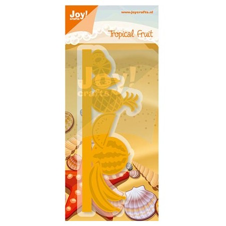 (6002/0371)Cutting & Embossing stencil Tropical Fruit