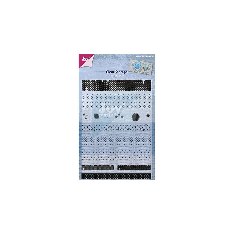 (6410/0362)Clear stamp Grunch Dots