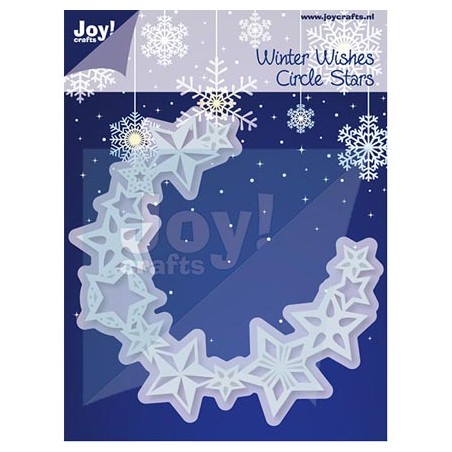 (6002/2042)Cutting & Embossing stencil Circles stars