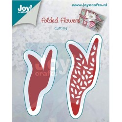 (6002/0470)Cutting & Embossing stencil Folded Flowers