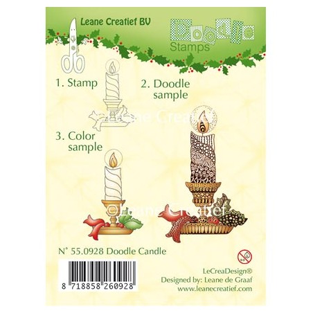 (55.0928)Doodle Stamp - Candle