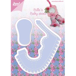 (6002/0270)Cutting & Embossing stencil Baby shoes