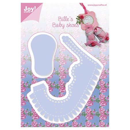 (6002/0270)Cutting & Embossing stencil Baby shoes