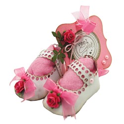 (6002/0270)Decouper & Gaufrer Pochoir Baby shoes