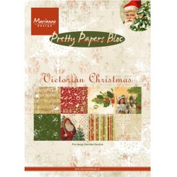 (PK9125)Papier bloc 15X21 cm Victorian Christmas