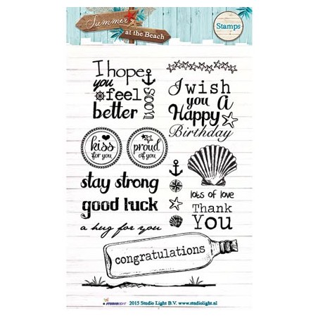 (STAMPSB107)Clear Stamps Summer at the Beach nr.107