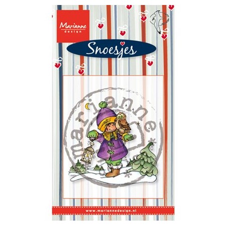 (HM9475)Clear Stamp Snoesje - Snoes & owl