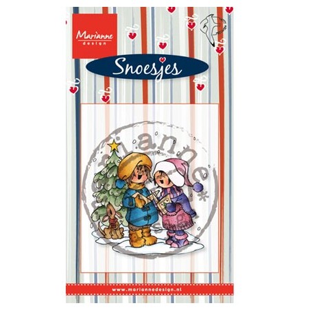 (HM9474)Clear Stamp Snoesje - Singing snoesjes