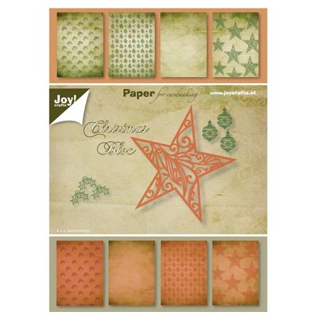 (6011/0076)Papier block 15X21 cm Christmas Bloc