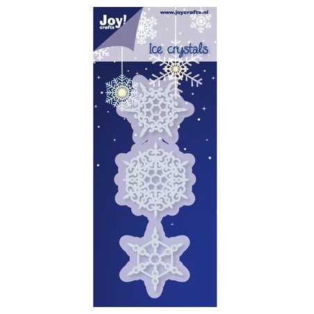 (6002/2054)Cutting & Embossing dies Ice Crystals