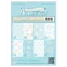 (51.1406)Paperset A5 16 blatt Snowflakes blue