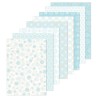 (51.1406)Paperset A5 16 blatt Snowflakes blue