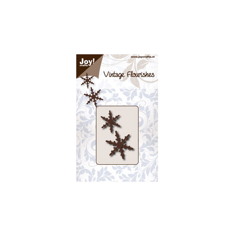 (6003/0051)Pochoir Vintage Flourishes Snowflake-