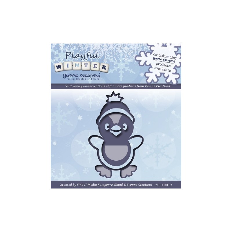 (YCD10013)Yvonne Creations - Playful Winter - Pinquin