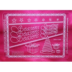 (TP3378E)EasyEmboss Christmas Card Seasons Greeting