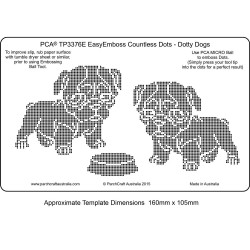 (TP3376E)EasyEmboss Countless Dots - Dotty Dogs