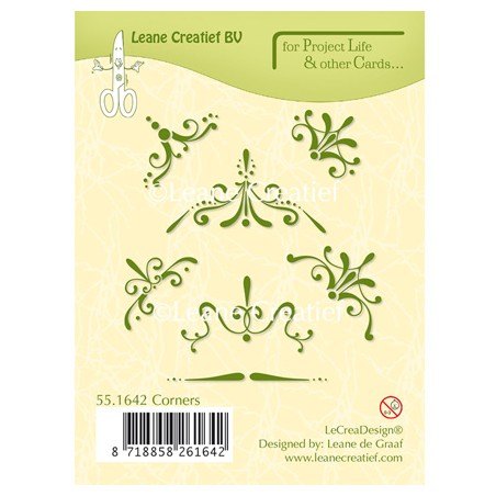 (55.1642)Clear stamp Corners