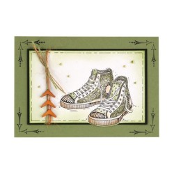 (55.1635)Doodle stamp Sneakers