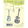 (55.1628)Doodle stamp Guitar