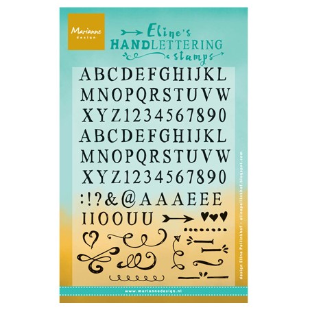 (ec0158)Clear Stamp Eline's Handlettering - Light