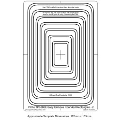 (TP3388E)EasyEmboss Rounded Rectangles - 2