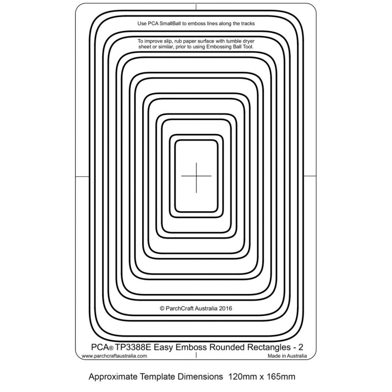 (TP3388E)EasyEmboss Rounded Rectangles - 2