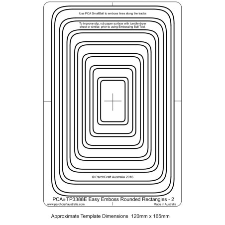 (TP3388E)EasyEmboss Rounded Rectangles - 2