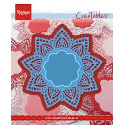 (LR0397)Creatables stencil Doily star