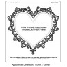 (TP3134E)EMBOSSING Easy Lace Heart Frame