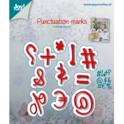 (6002/0502)Cutting & Embossing stencil Ponctuation